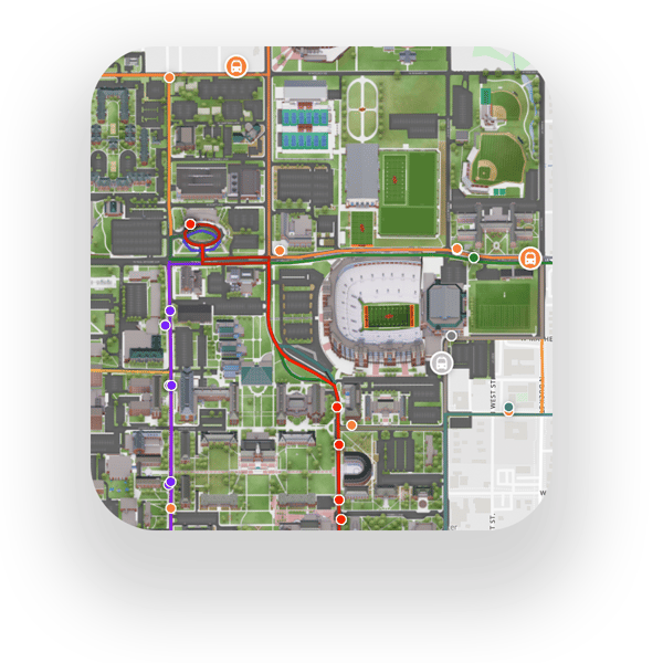 Interactive Campus Map Software